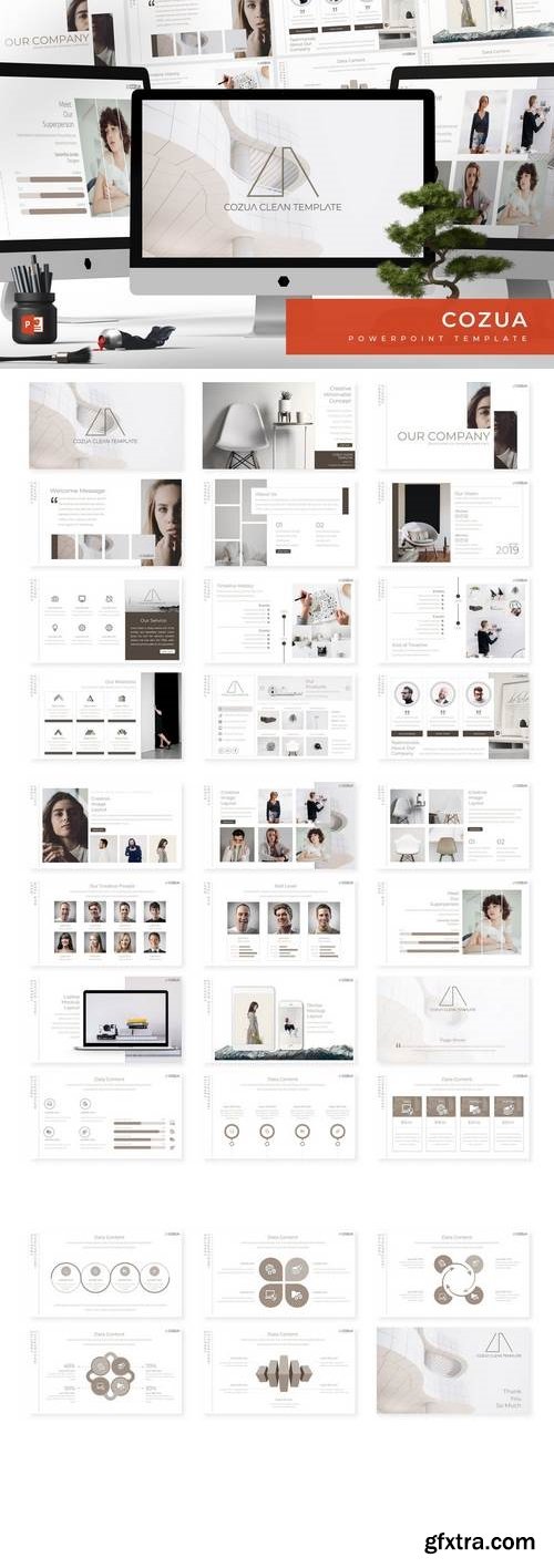 Cozua - Powerpoint, Keynote, Google Sliders Templates