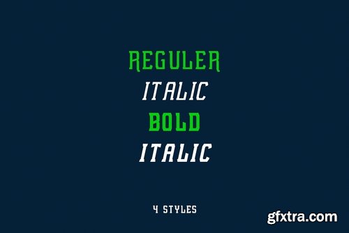 CM - Roshunt - NFC Font Family 2948338