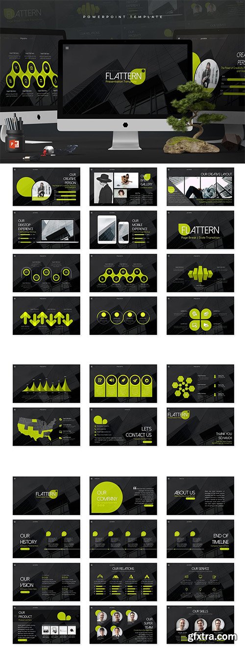 Flattern - Powerpoint Template