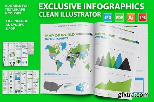 Exclusive Infographics Elements Design