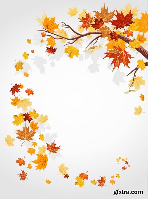 Autumn Leaf Tree Backgrounds - Poster, Flyer, Banner #1, 25xEPS Autumn Leaf Tree Backgrounds - Poster, Flyer, Banner #1, 25xEPS