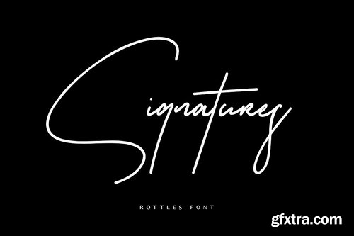 CM - Rottles Signature Font 2918166