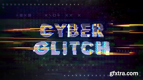 Cyber Glitch Logo 110452 Cyber Glitch Logo 110452