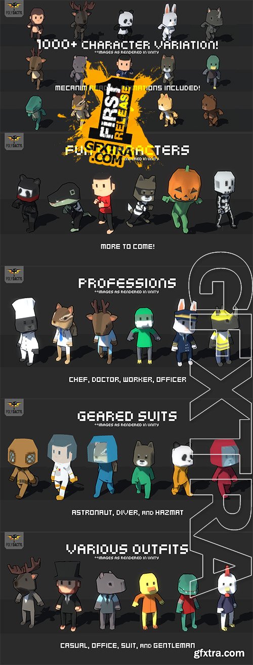 Cubebrush -1000+ Character Pack Cubebrush -1000+ Character Pack