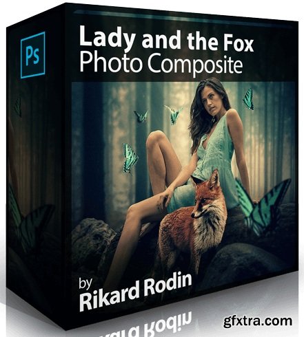 Kelvin Designs - Lady and the Fox Photo Composite