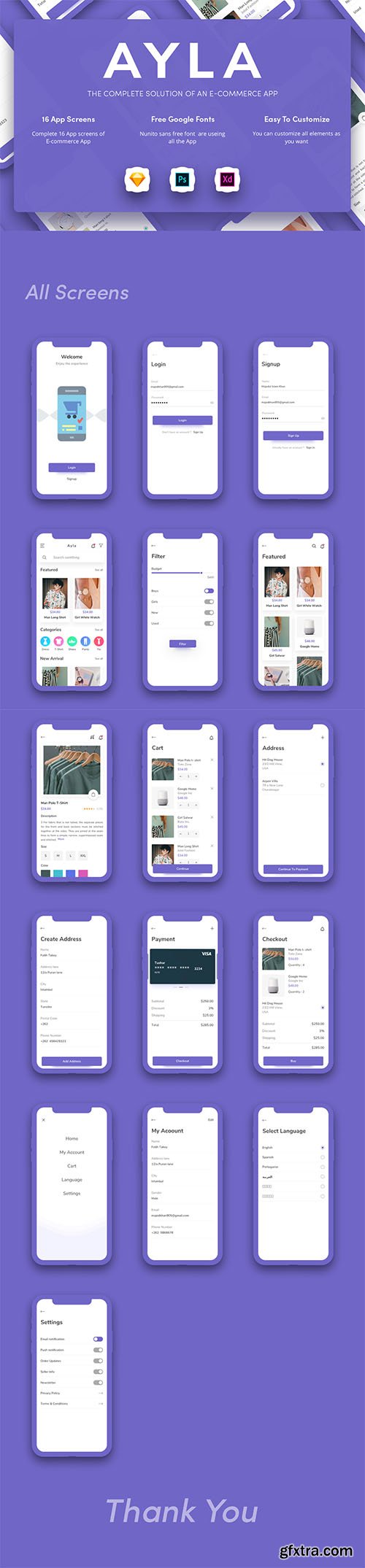 Ayla Ecommerce UI Kit