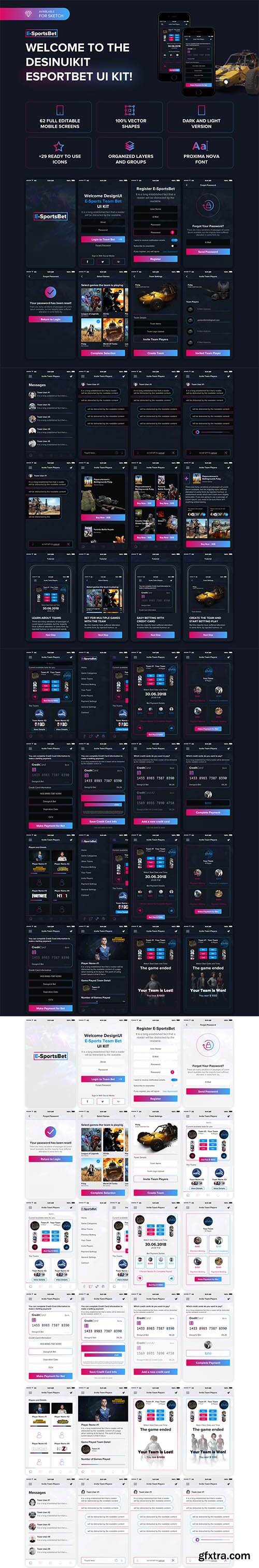 EsportsBet Duello UI Kit