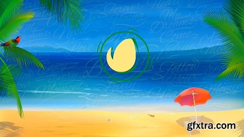 Videohive Sunny Beach Logo Opener 20762008