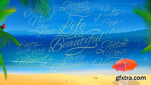 Videohive Sunny Beach Logo Opener 20762008