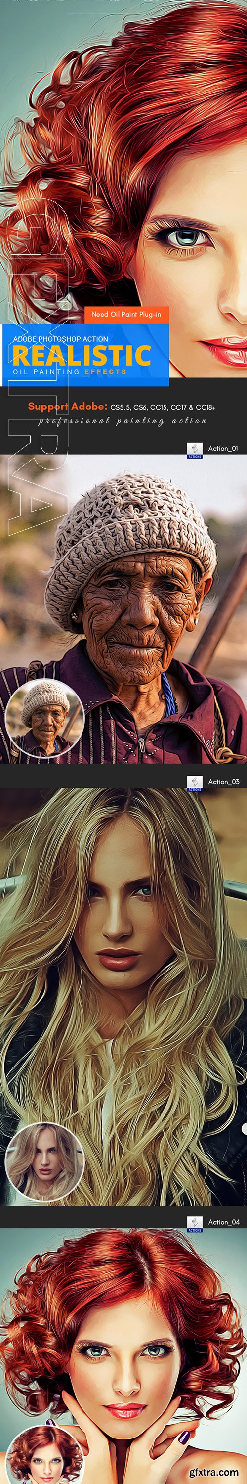GraphicRiver - Realistic Oil Painting Action 22543625