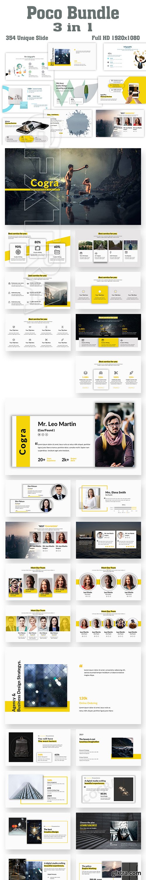 GraphicRiver - Poco Bundle 3 in 1 PowerPoint Template 22605805