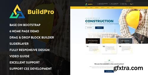 ThemeForest - BuildPro - Construction Drupal 8.6 Theme (Update: 11 September 18) - 19481212