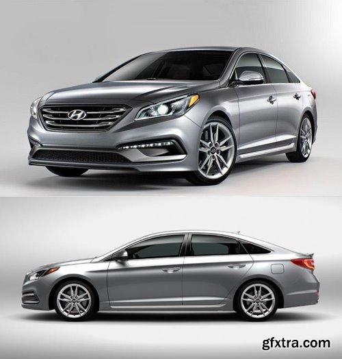 Hyundai Sonata 2015 3D Model