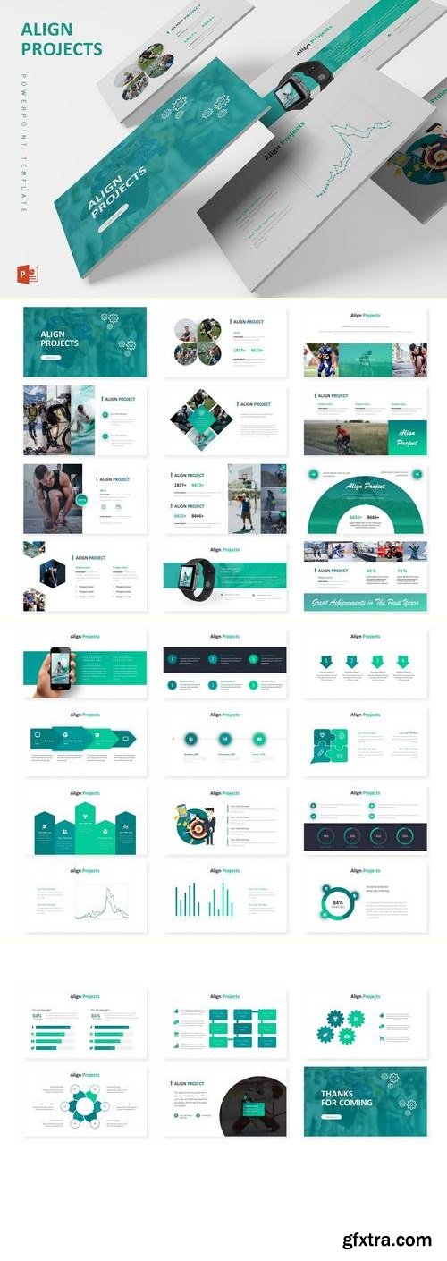 Align - Powerpoint Template, Keynote, Google Sliders Templates