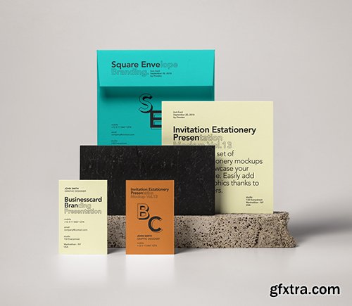 Invitation Stationery Mockup Vol 13 Invitation Stationery Mockup Vol 13