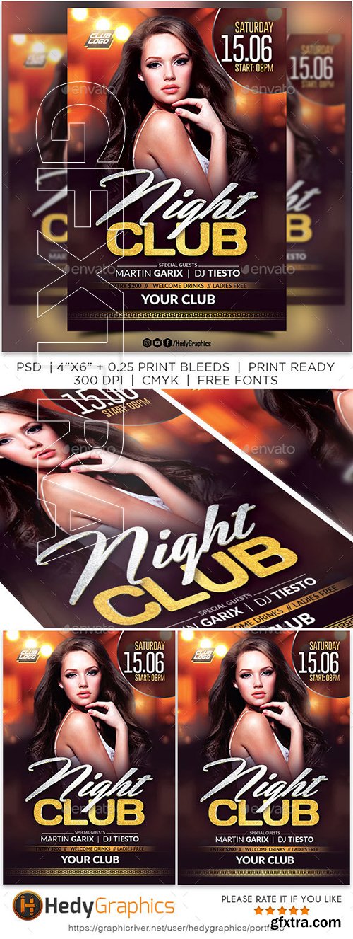 GraphicRiver - Night Club Flyer 22600073