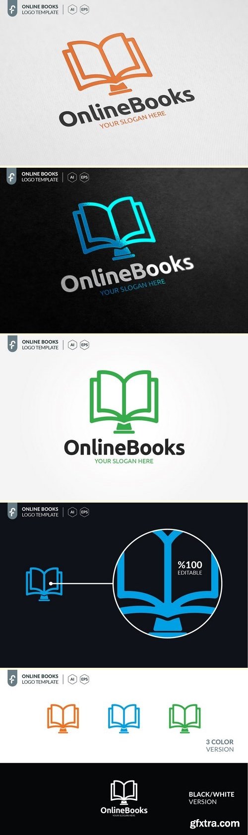 CM - Online Books Logo /2980741