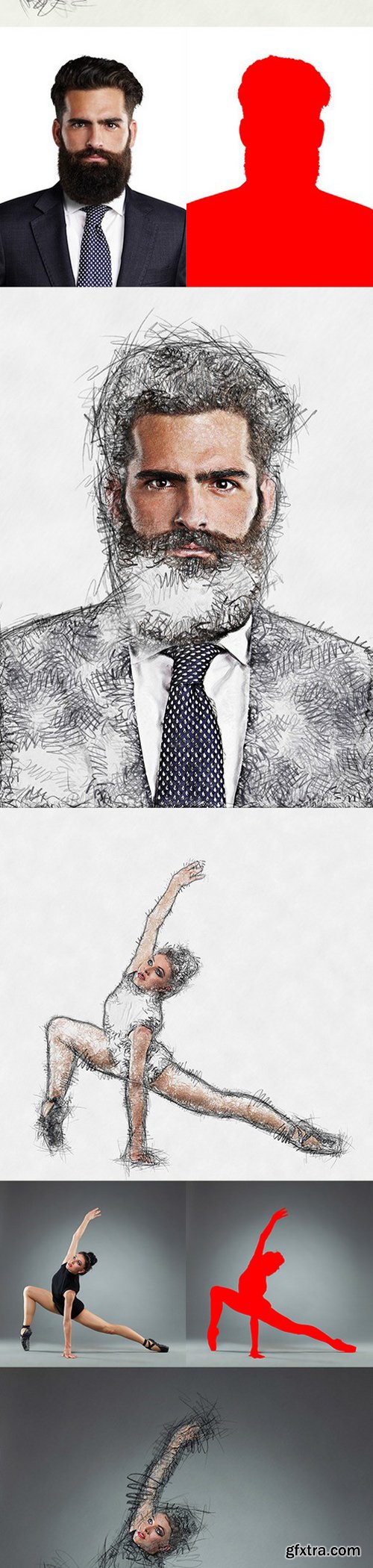 Graphicriver - Sketch Artist Photoshop Action 15314471