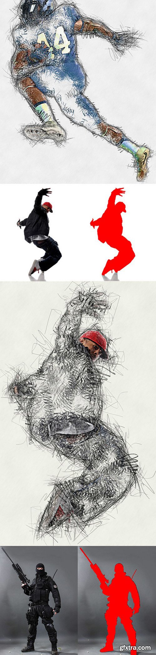 Graphicriver - Sketch Artist Photoshop Action 15314471