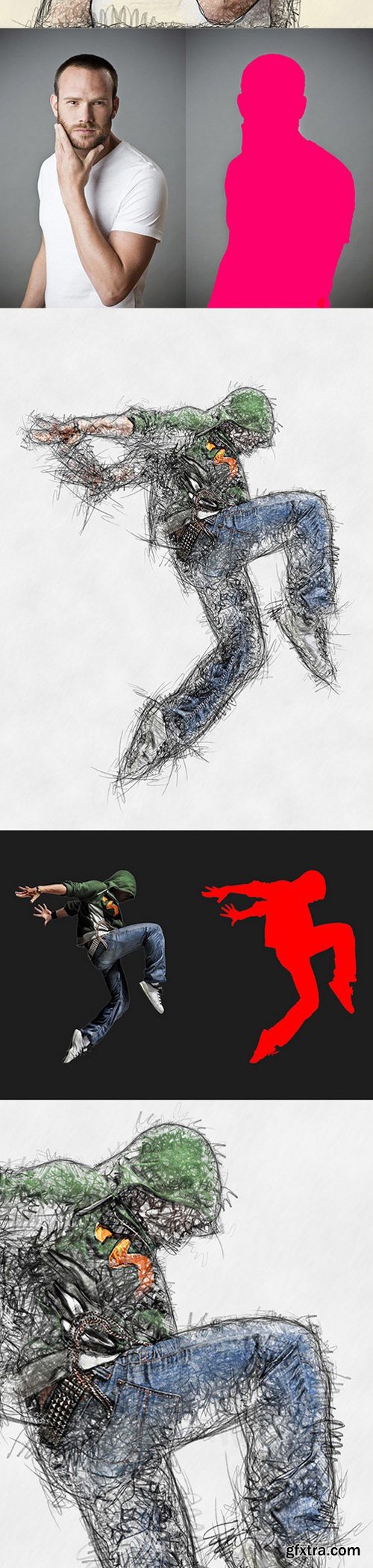 Graphicriver - Sketch Artist Photoshop Action 15314471