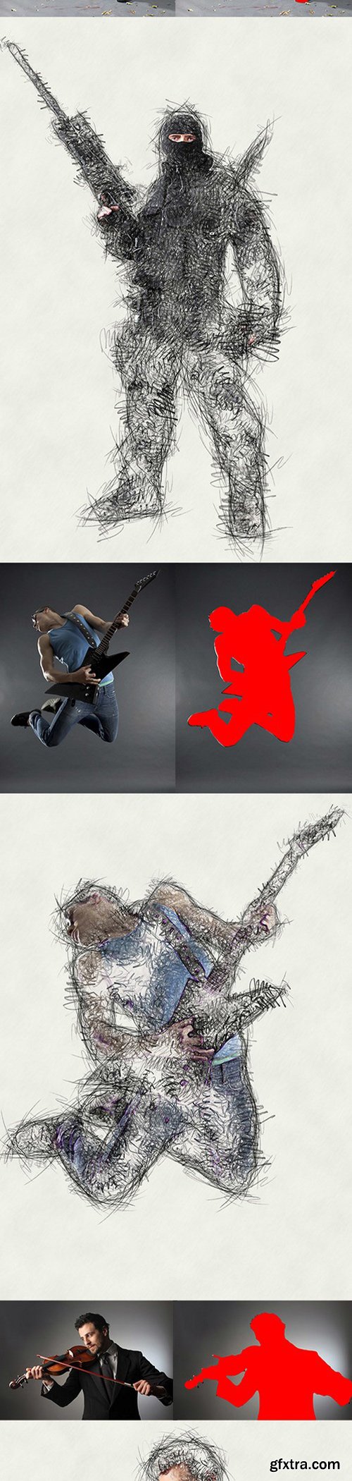 Graphicriver - Sketch Artist Photoshop Action 15314471