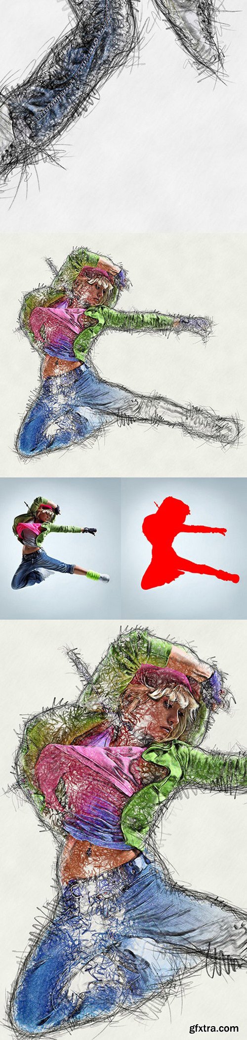 Graphicriver - Sketch Artist Photoshop Action 15314471