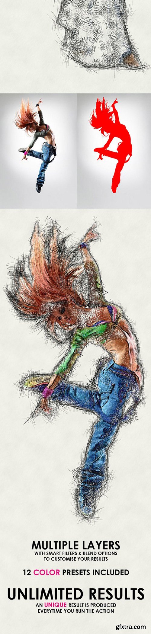 Graphicriver - Sketch Artist Photoshop Action 15314471