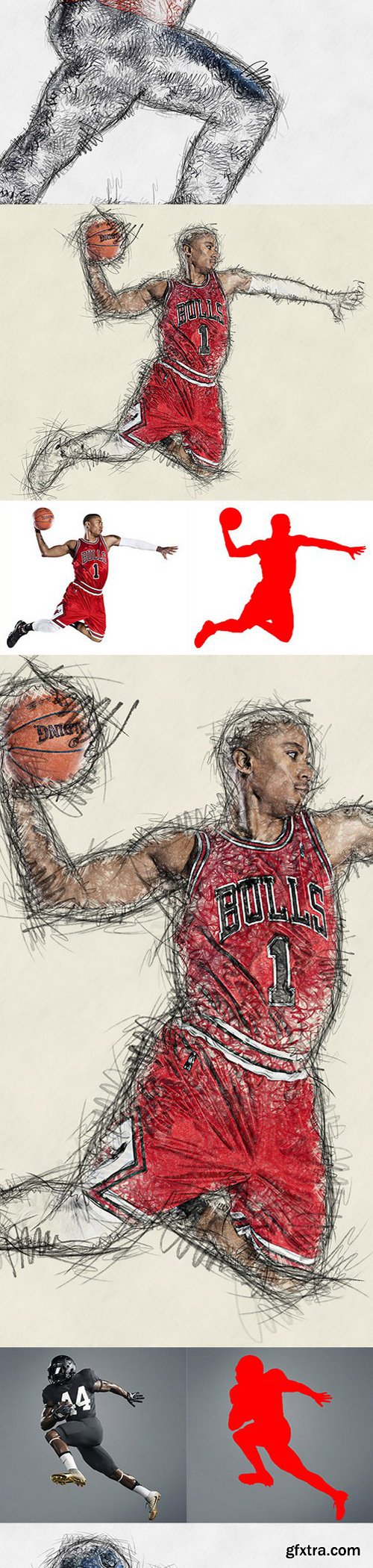 Graphicriver - Sketch Artist Photoshop Action 15314471