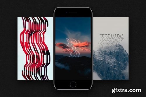 Transmission Warp Text Effects