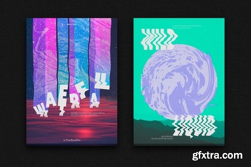 Transmission Warp Text Effects