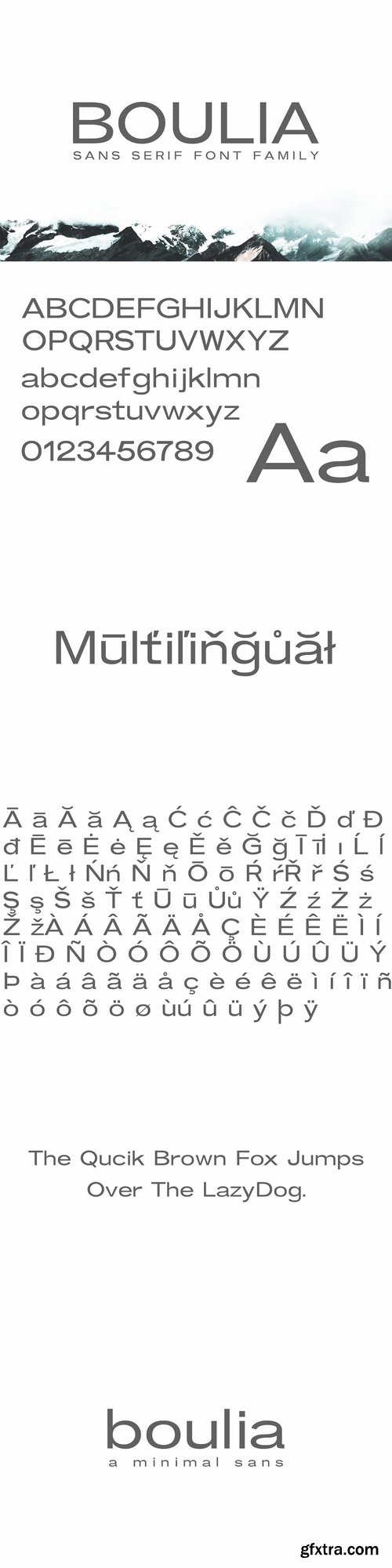 CM - Boulia Sans Serif Font Family 2912151