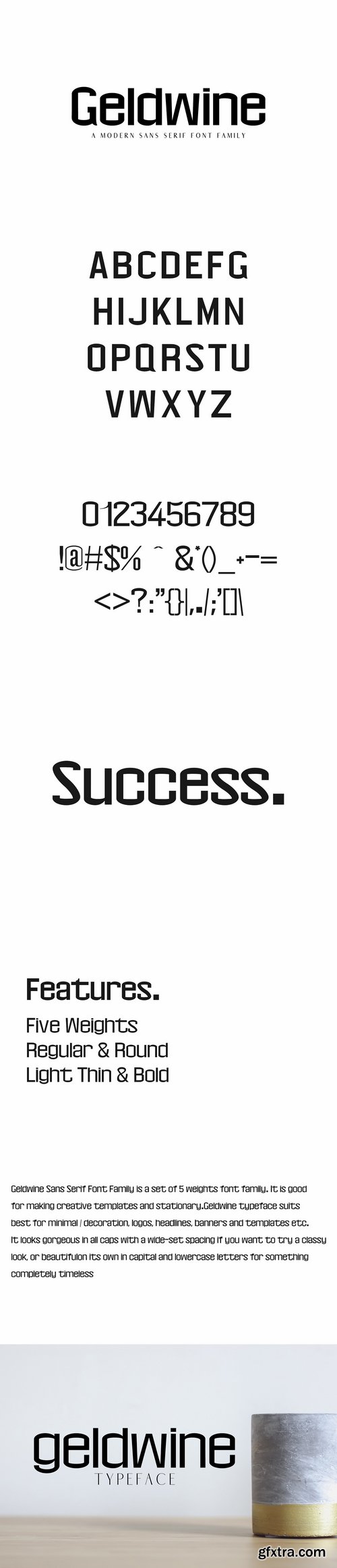 CM - Geldwine Sans Serif Font Family 2899510