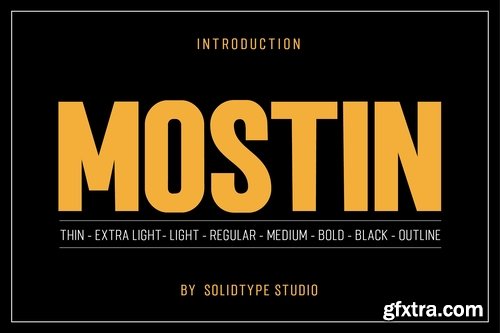 CM - Mostin Typeface 2984340