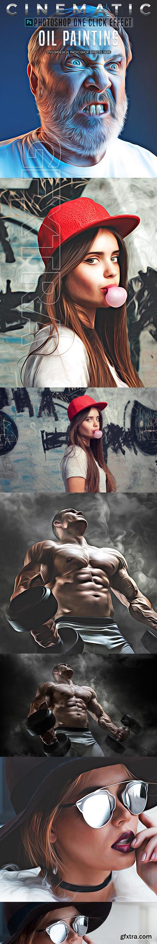 GraphicRiver - Oil Painting Photoshop Actions 22575133