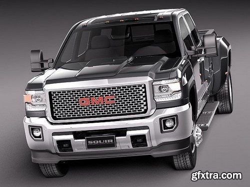 GMC Sierra HD 2015 3D Model