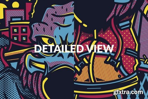 Indahood T-Shirt Design Template