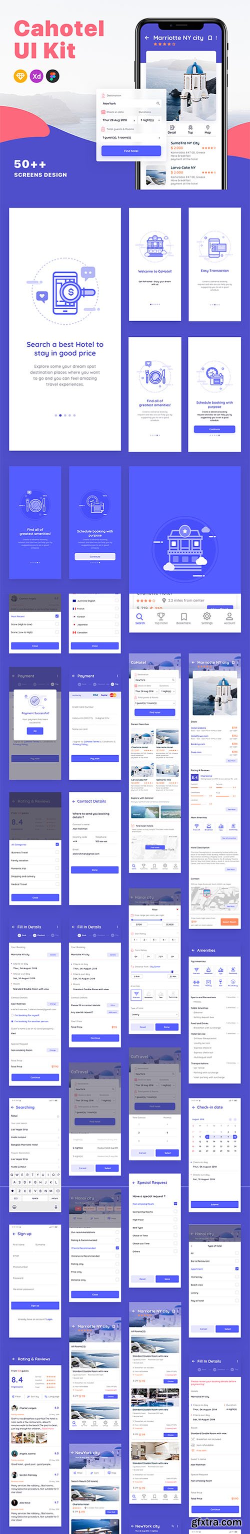 CaHotel UI Kit