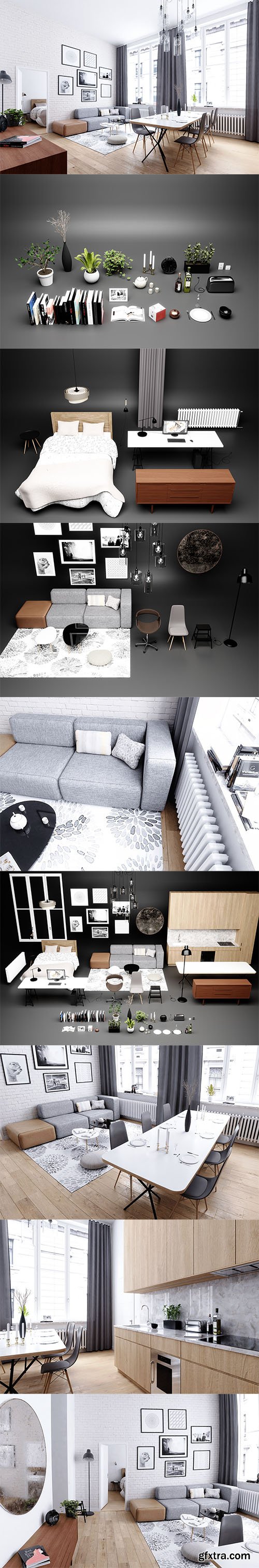 Cubebrush - PBR Archviz Asset Pack