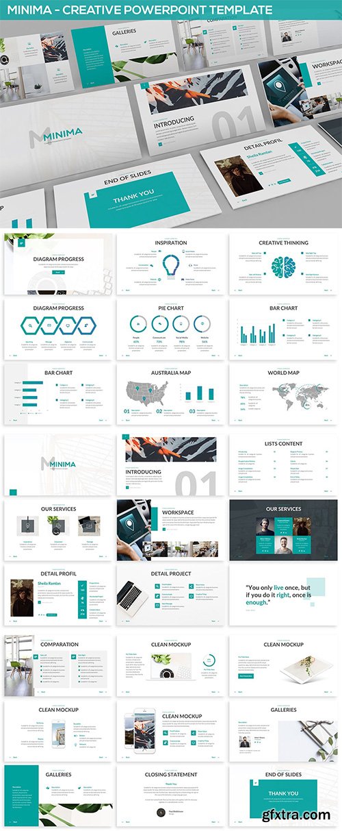 Minima - Minimal & Creative Powerpoint Template Minima - Minimal & Creative Powerpoint Template