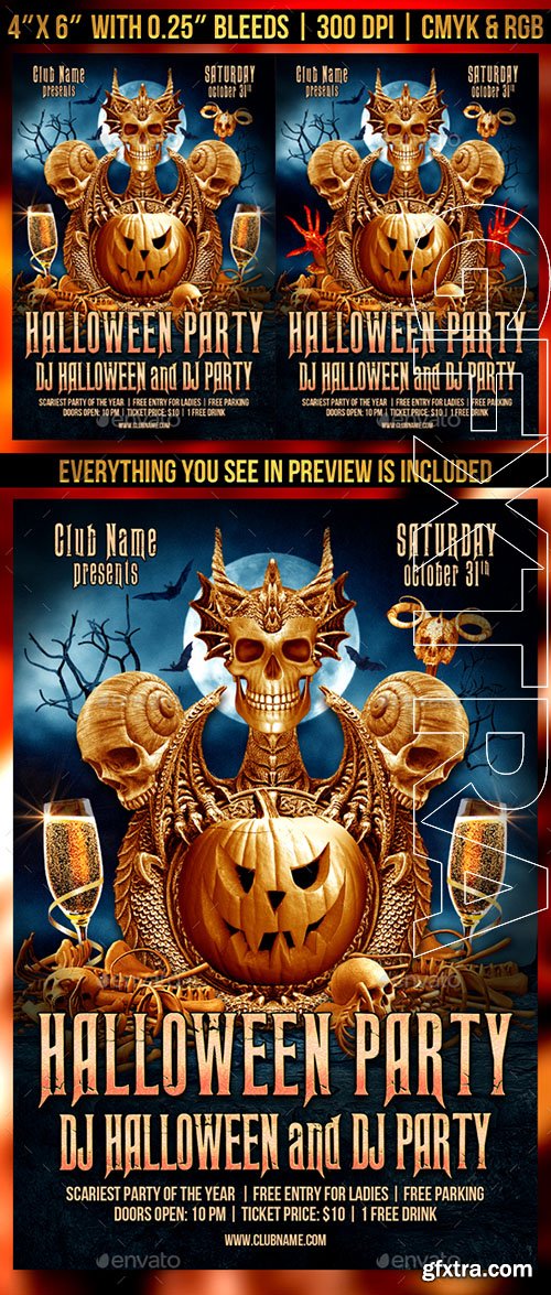 Halloween Party Flyer Template 22630931 Halloween Party Flyer Template 22630931