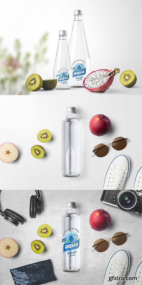 Water Bottle Mockups