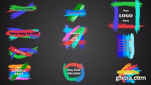Brush Lower Third & Titles Pack 4K - After Effects 116661