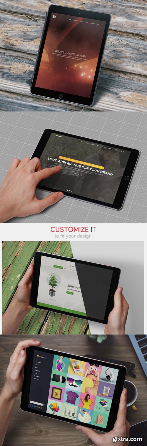 iPad Air Studio Mockups iPad Air Studio Mockups