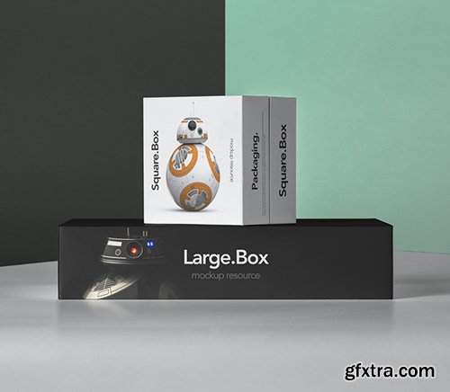 Psd Boxes Packaging Pack Mockup 4