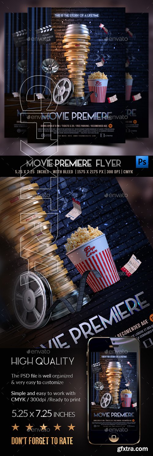 GraphicRiver - Movie Premiere Flyer 22609017