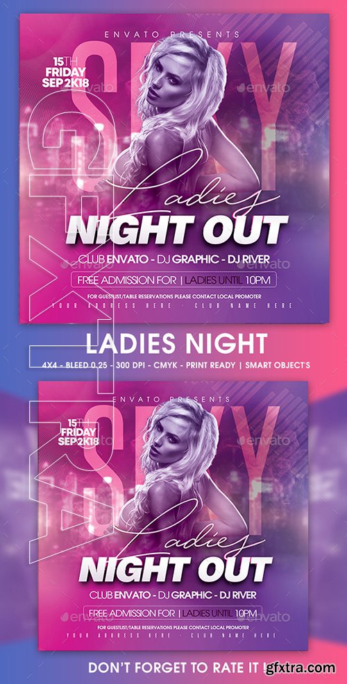 GraphicRiver - Ladies Night 22625100