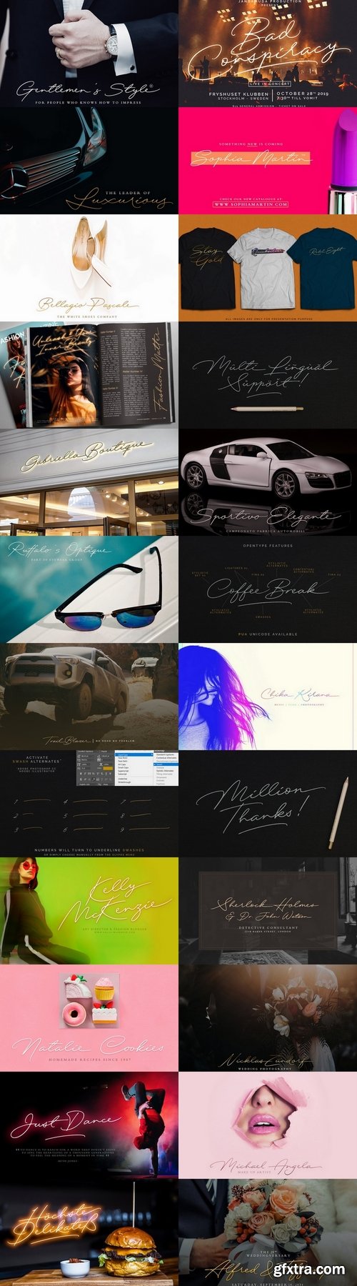 CM - Excellent Signature Font 3000420