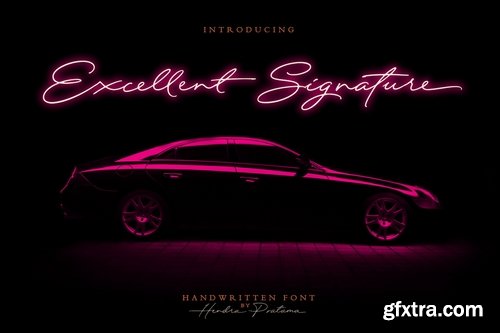 CM - Excellent Signature Font 3000420