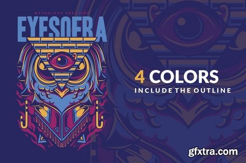 EyesofRa T-Shirt Design Template