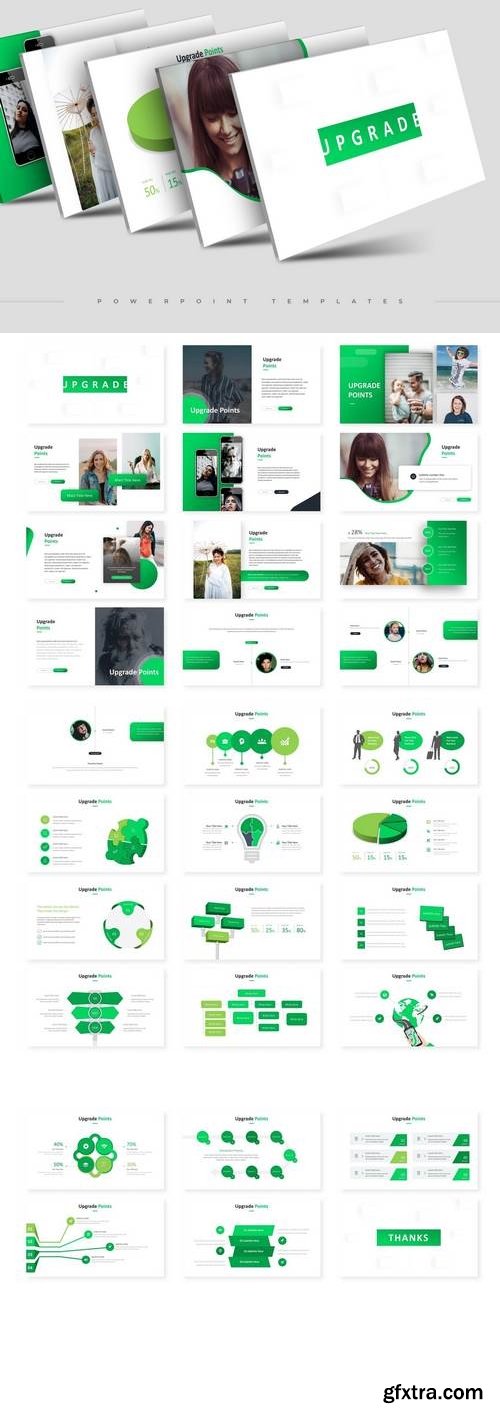 Upgrade - Powerpoint, Keynote, Google Sliders Templates